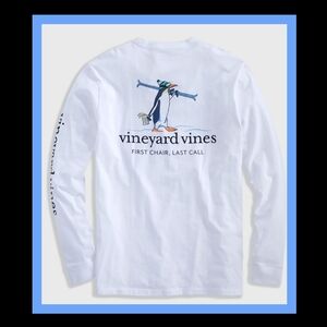 VINEYARD VINES "FIRST CHAIR LAST CALL". LS POCKET SHIRT